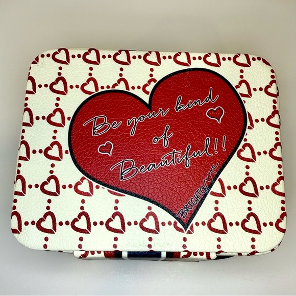 Brighton-Jewelry Box-Travel-Zip Around-Be Your Kind of Beautiful-Bow-Hearts - Picture 7 of 13